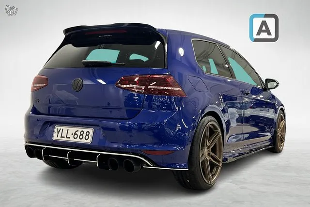 Volkswagen Golf R 2,0 TSI 221 kW (300 hv) 4MOTION *Neliveto-tehopakkaus / Nahkaverhoilu / Pysäköintitutkat / Vakionopeudensäädin* - Autohuumakorko 1,99%+kulut - Image 3